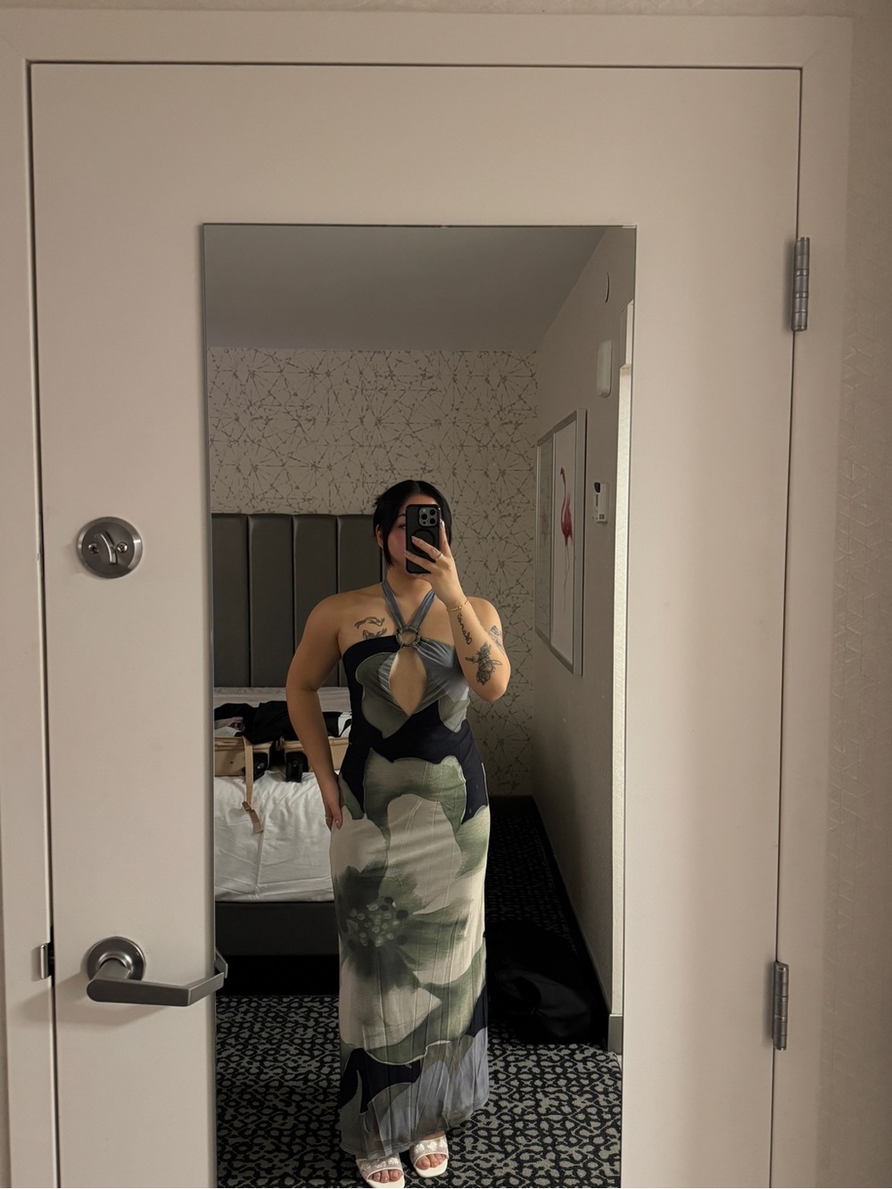 ✨Princess Polly Maxi Dress✨💚🖤